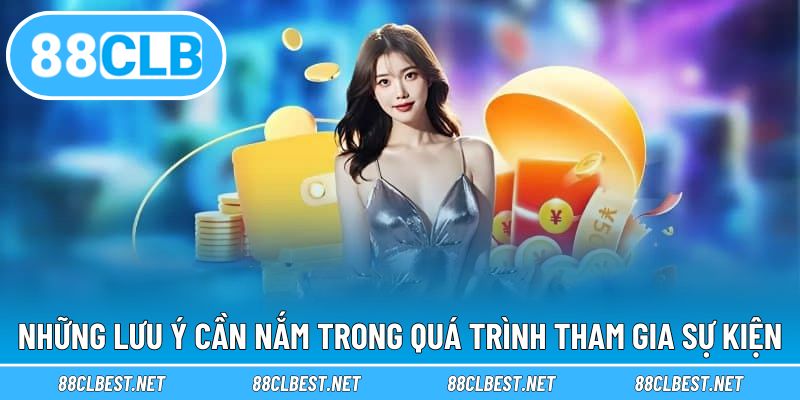 Những lưu ý cần nắm trong quá trình tham gia sự kiện